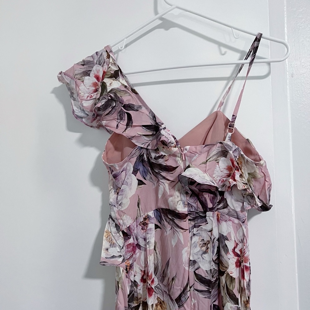 ASOS Ruffle Floral Petite Dress - Picture 4 of 5